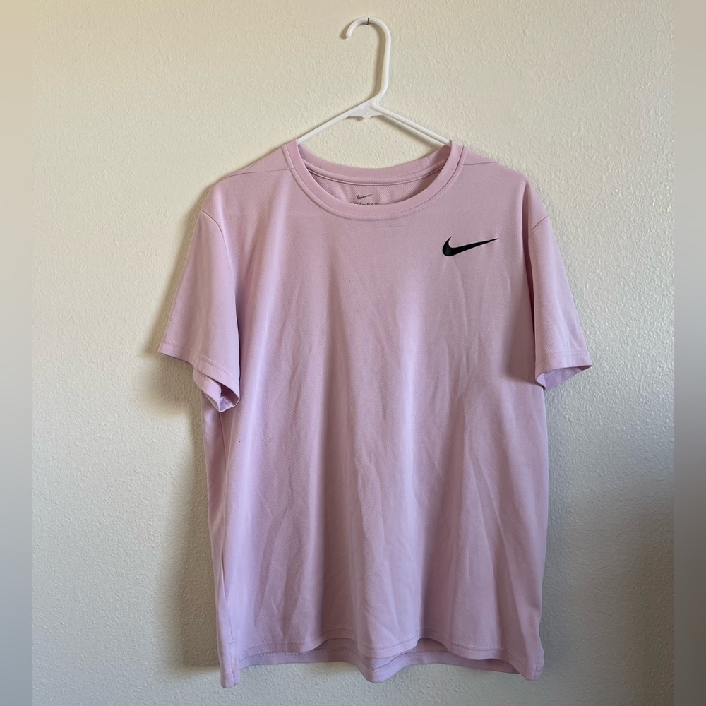 Men’s Baby Pink Nike Dri-Fit Top